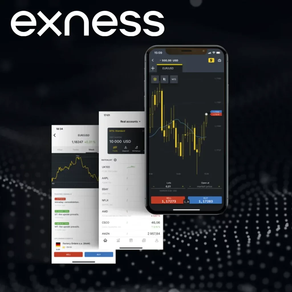 Principales fonctionnalités de l'application Exness